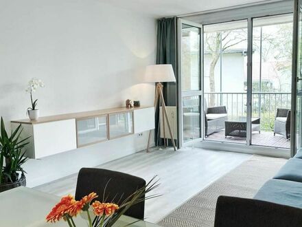 Ruhige 3-Zimmer Wohnung, modern eingerichtet mit Balkon