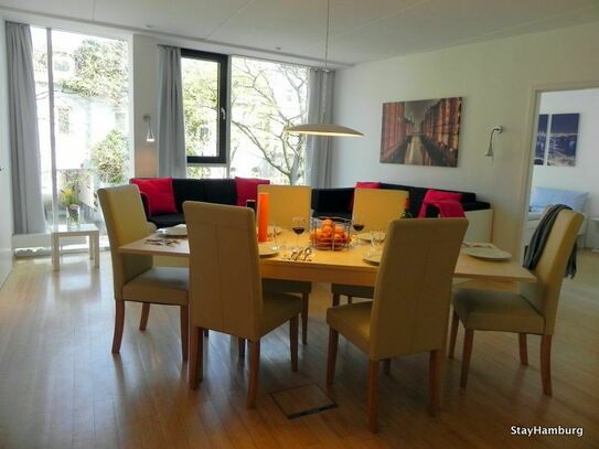 3-Zimmer-Apartment "Elbspeicher ", inkl. WLAN und Stellplatz (Altona)