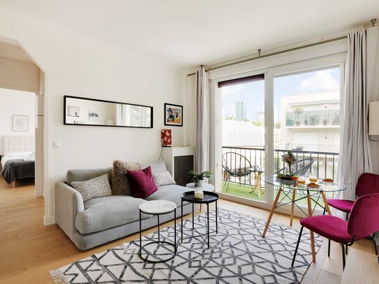 1BDR quiet with Terrace - Pont de Neuilly