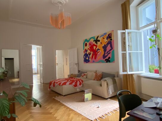 Zwischenmiete 102qm sanierter Altbau 3-Zimmer, Kreuzberg