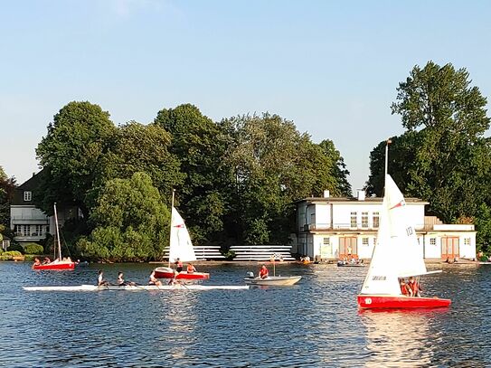 Central nur 2 Minuten Fussweg zu Alster