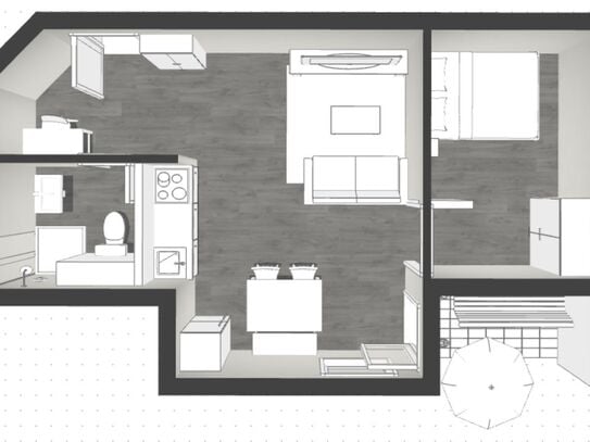 Bright and modern apartment in Hilden (parking space, balcony, cellar compartment), Hilden - Amsterdam Apartments for R…