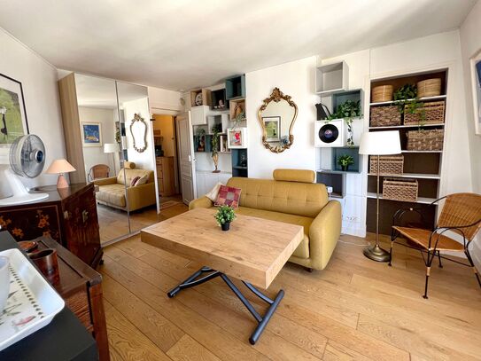 “Elegance and Comfort: Live the Parisian Experience in this Magnificent Bright Studio near the Bois de Vincennes!”