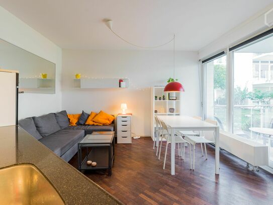 Schöne, moderne Wohnung mit Terasse im Berliner Stadtbezirk Friedrichshain