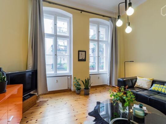 Historic apartment in Kreuzberg with balcony on waterfront plot, Berlin - Amsterdam Apartments for Rent