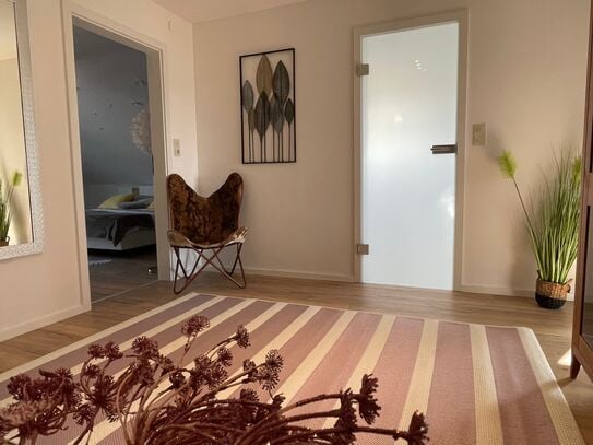 Geschmackvolle Ferienwohnung in Schauenstein bei Hof mit Loggia und Balkon 100qm zu vermieten