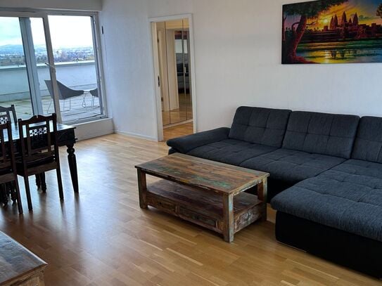 Penthouse with Taunus and skyline view - near subway, Frankfurt - Amsterdam Apartments for Rent