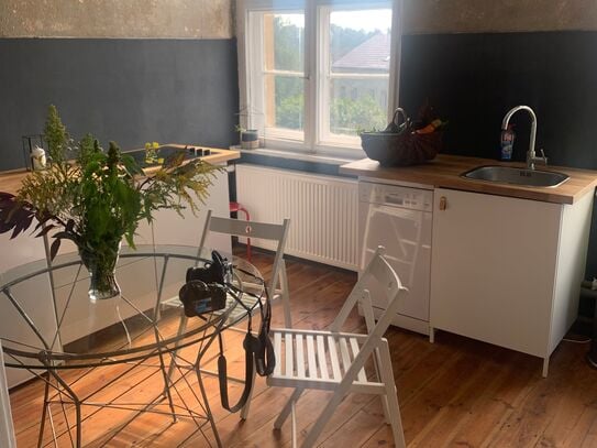 3 room flat in old train station in Spreewald/Brandemnburg