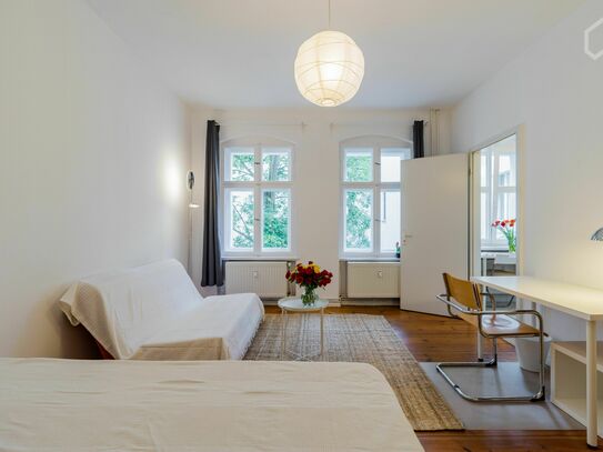 Charmante helle Wohnung in Berlin Prenzlauer Berg nahe Kollwitzkiez, Alex, HU, Hbf., ruhige Fahrradstraße,