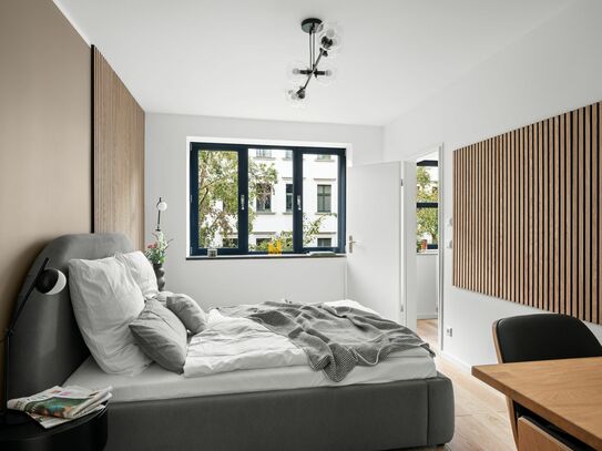 Kürzlich renovierte möblierte 2-Zimmer-Wohnung in Charlottenburg