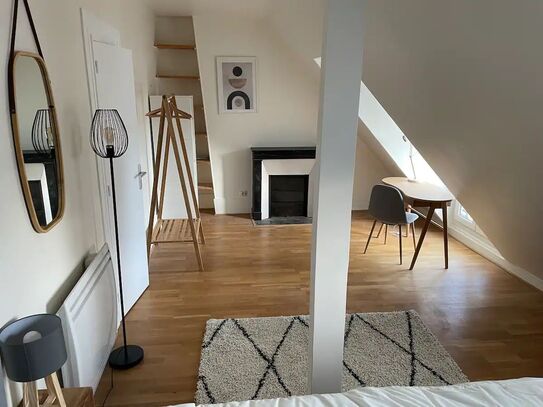 Charming room in Haussmannian Apartment near 15th District Town Hall (Bail Mobilité)