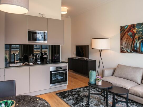 Modernes und hochwertiges Studio-Apartment mitten in Düsseldorf, Ideal für jeden Businesstrip