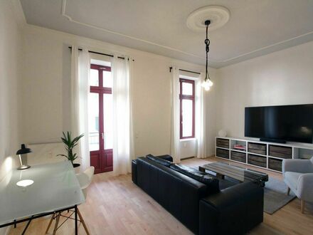 Apartment mit gehobener Ausstattung und Balkon im besten Bereich des Bahnhofviertels