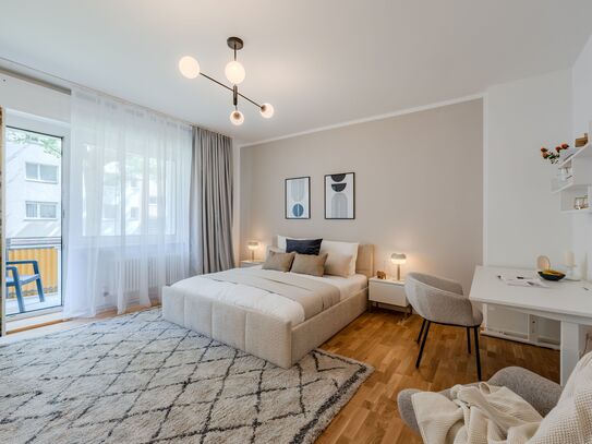 Elegantes 1-Zimmer-Apartment mit Balkon in Lankwitz