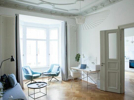 KIEZRESIDENZ: schickes Apartment >>Design trifft Gründerzeit<< *zentral gelegen - Waldstraßenviertel*
