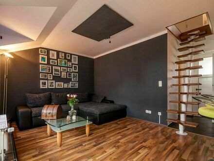 Stylish 2-room maisonette flat with top transport connections