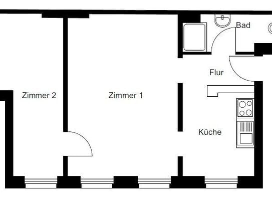 Fully furnitured, refurbished flat, central location (10 min to Hbf Berlin)