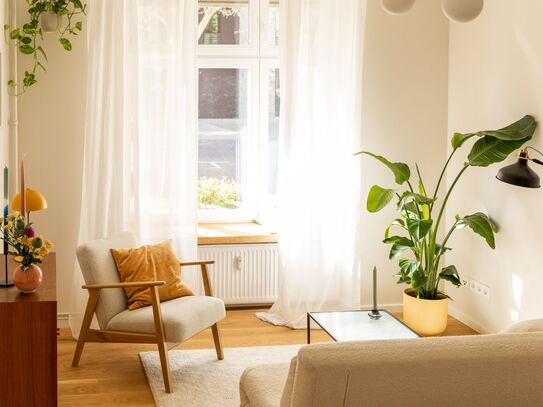 Lichtdurchflutetes Apartment in Prenzlauer Berg, Kopenhagener Straße – Stilvoll, charmant & gemütlich