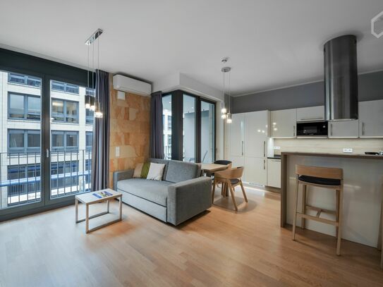 Studio Apartment, modern, hochwertig, mit Balkon im Zentrum von Dresden
