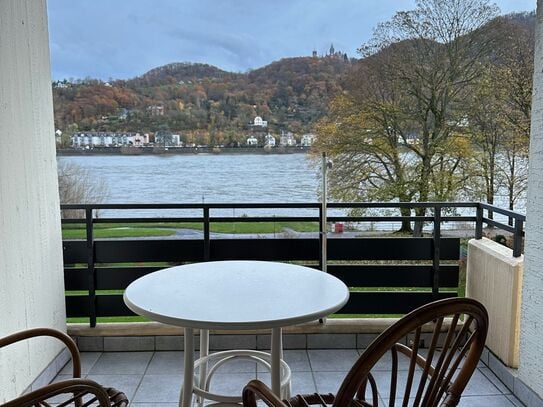 Dream apartment with panoramic view directly on the Rhine in Bonn-Mehlem