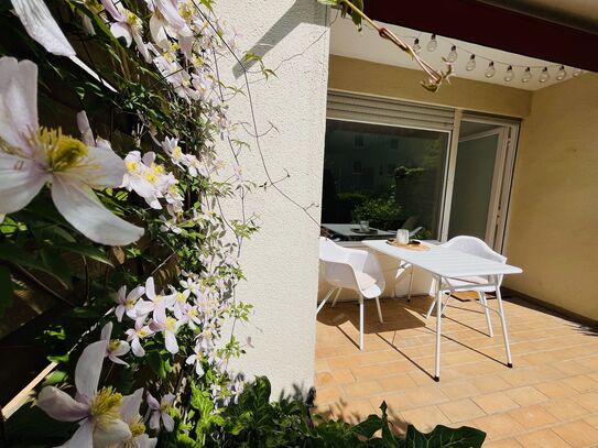 Stylish, furnished apartment with terrace and built-in kitchen in Lindau