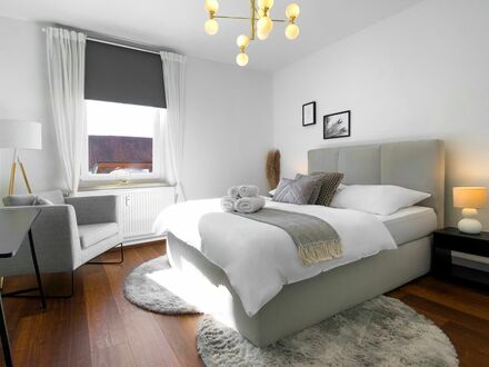 MILPAU - modernes und zentral gelegenes Apartment in Gelsenkirchen-Buer mit Queensize-Bett, Netflix, Nespresso und Smar…