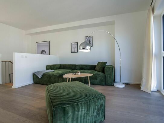 Möblierte Maisonette Wohnung in einer außergewöhnlichen Wohnanlage in Köln- Altstadt-Nord