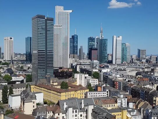 Möbliert wohnen in Frankfurt City mit tollem Skyline-Blick