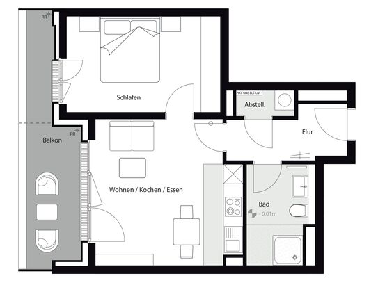 ++NEW++ High-quality newly built apartment centrally located in Hamburg-Ottensen with underground parking space