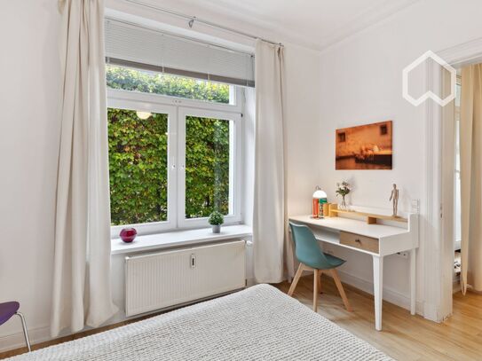 Ruhige Wohnung mit Terrasse in Hamburg-Eppendorf (Nähe UKE)