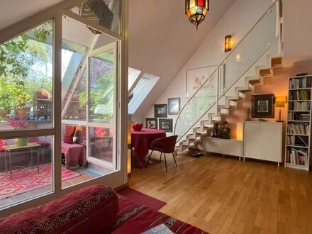 Charmante Maisonette mit 2 Terrassen und Tiefgarage ab 1.8.2024 für 1 Jahr | Charming maisonette with 2 terraces and un…