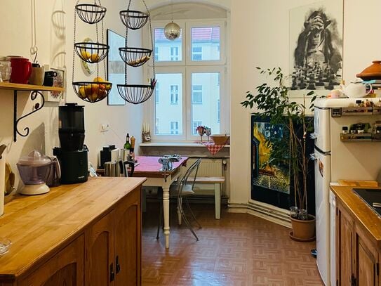 Charming old building (south facing) for subletting, fully furnished. Gräfekiez, Kreuzberg.