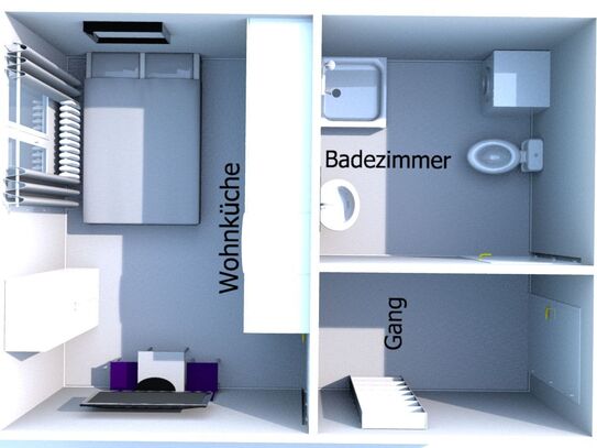 Welcome to your new 1-bedroom apartment in Mannheim.