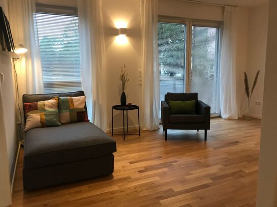 High-end design apartment in quiet neighbourhood in Frankfurt /Neu-Isenburg, 10min to Frankfurt City & 10 min to the ai…