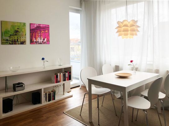 Bright, modernized apartment near the city park with a balcony