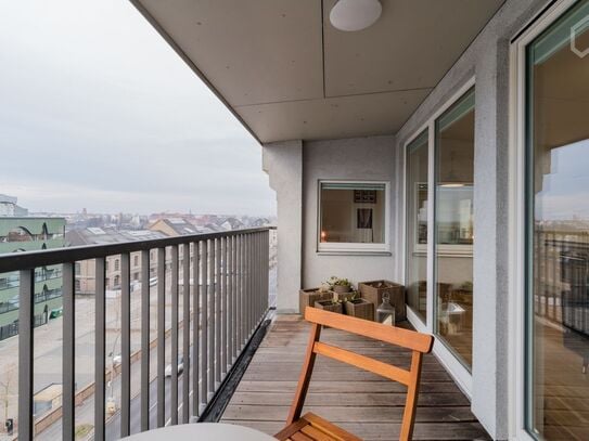 Bright Water-View-Apartment with 3 Rooms and Balcony in Friedrichshain, Berlin - Amsterdam Apartments for Rent