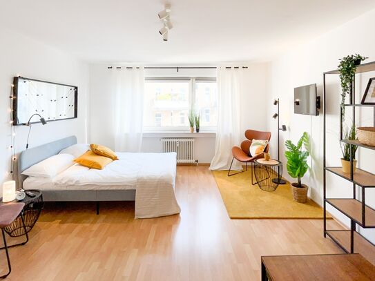 Helles Studio Apartment mit guter Verkehrsanbindung