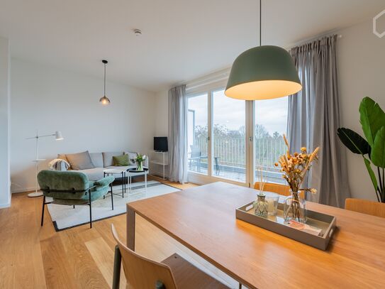 Wunderschöne Penthouse-Wohnung mit großer Terrasse und Blick ins Grüne