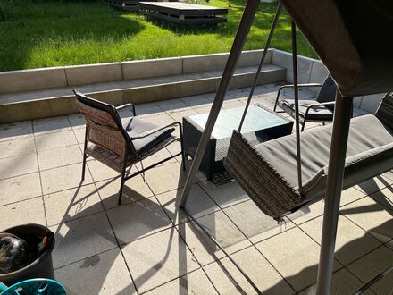 Komplett möblierte 3-Zimmer-Wohnung mit großer Terrasse | Fully furnished 3 rooms apartment with a large terrace