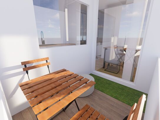 Scandinavian designer studio apartment - move in ready in August 2024