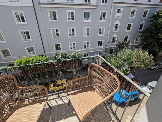 Bright Apartment in Eppendorf with Balcony