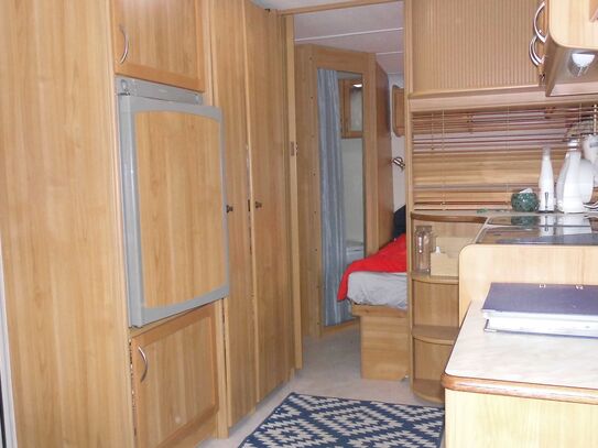 Luxury caravan with underfloor heating