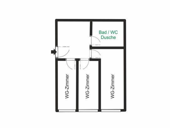 Shared room (small) ++ HH Altona-Altstadt ++ Near Reeperbahn