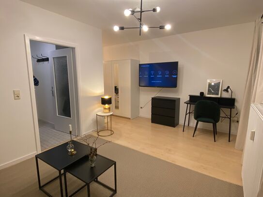 Fashionable apartment with terrace, underground parking space in a quiet neighborhood (Karlsruhe)