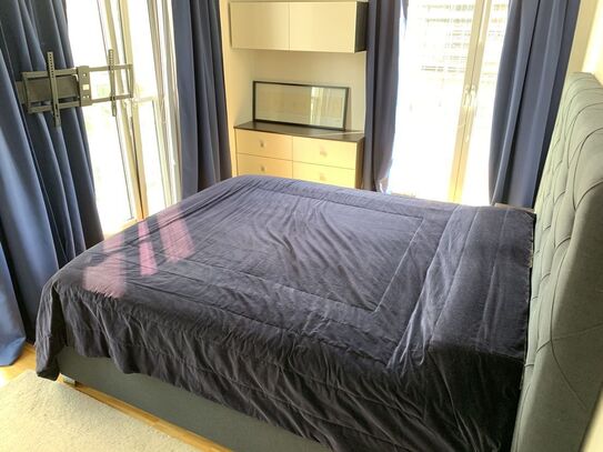 Light-flooded, top furnished 2 room balcony apartment with exclusive equipment