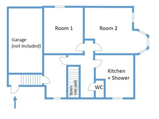 85m² apartment for 2-4 people near Berlin-Spandau