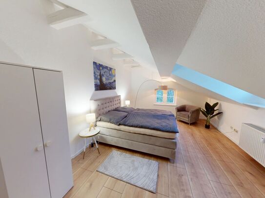 Beautiful attic with vineyard view