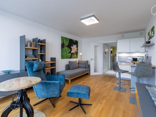 Modernes, helles Apartement im Olympiadorf München