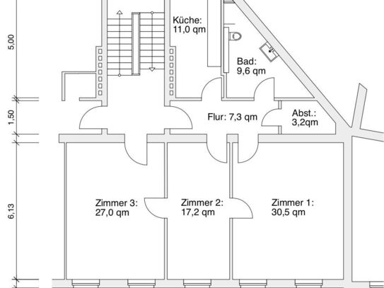 +DIPLOMATS RENTAL+FURNISHED APARTMENT+CITYCENTER+SCHÖNEBERG+FITTED KITCHEN+6 PERSONS POSSIBLE