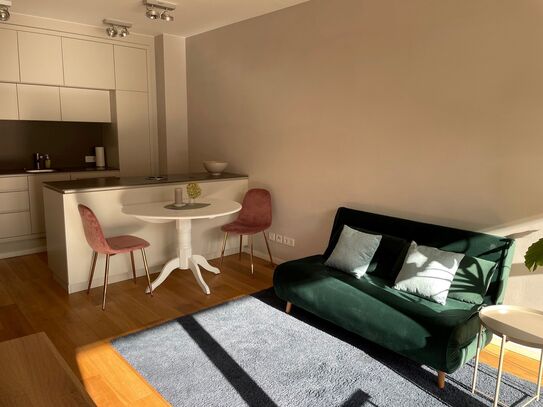 Furnished 2-room app., luxury, balcony, elevator